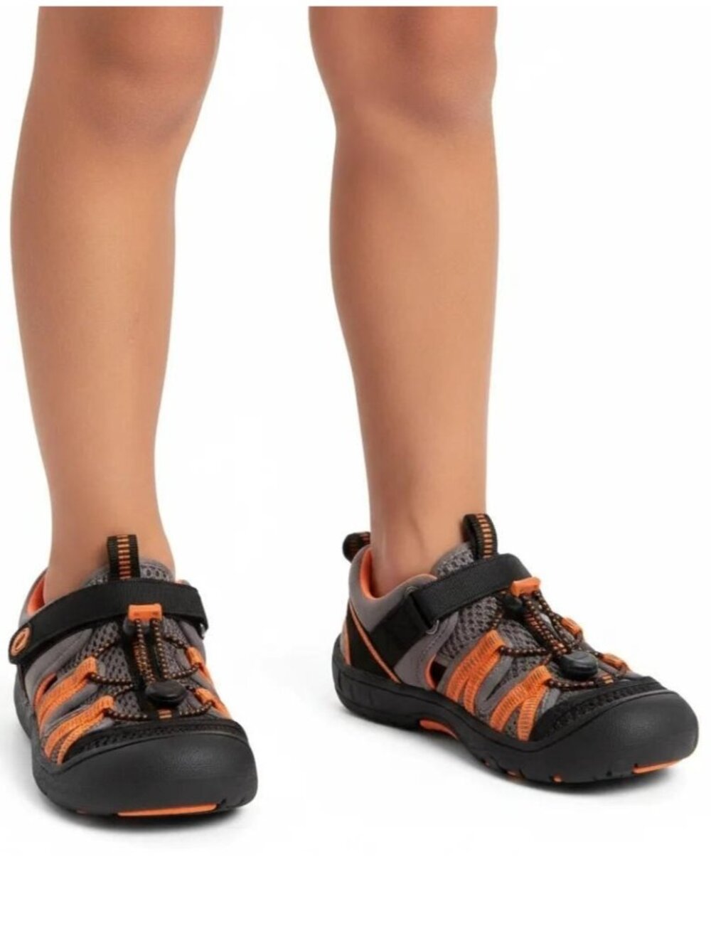 O'Rageous Kids' Boys Backshore Water Shoes Charcoal/Orange Size 12